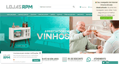 Desktop Screenshot of lojasrpm.com.br